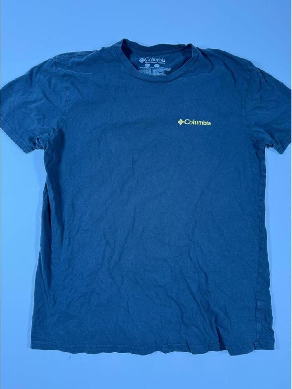 Columbia Sportswear Company Men's Black Cotton T-Shirt Large